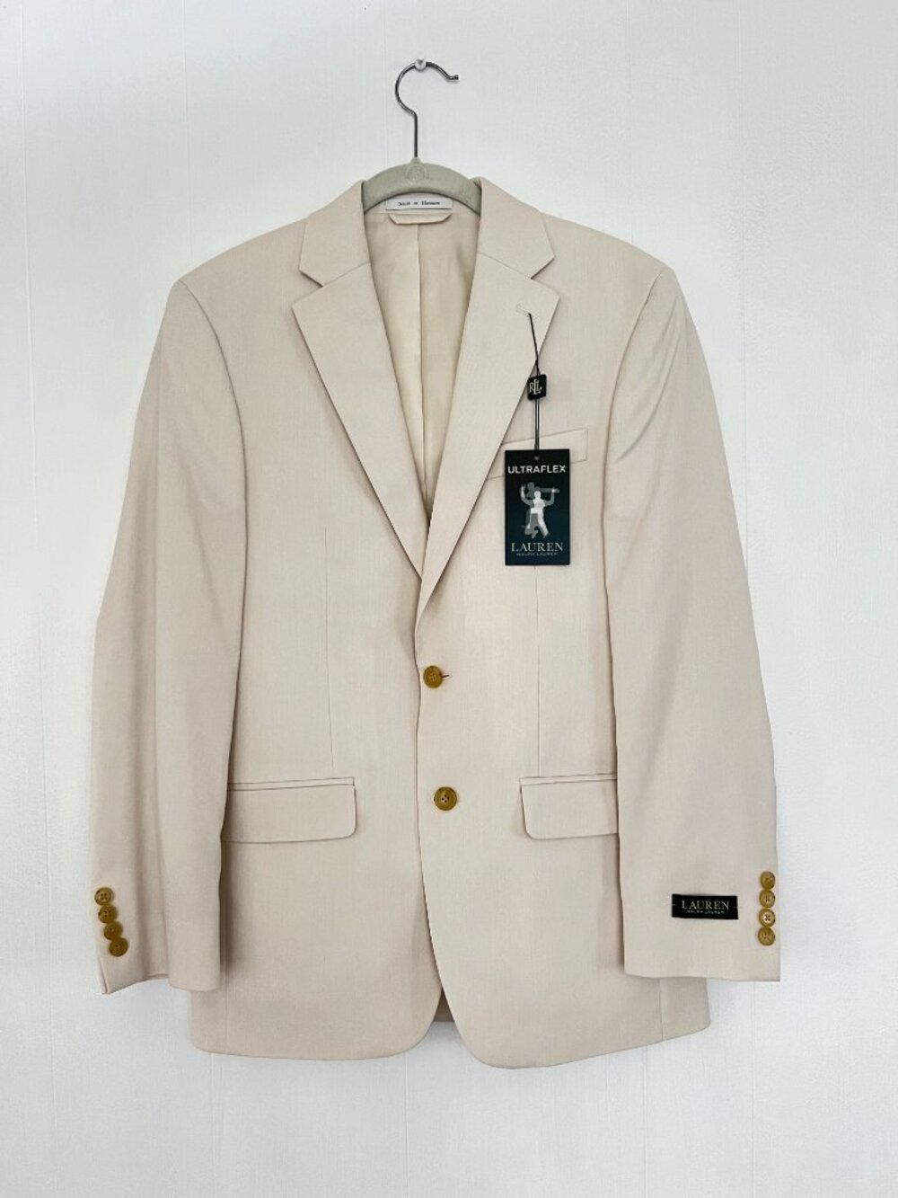 Lauren Ralph Lauren “Lexington” Blazer cream color size 36 REG
